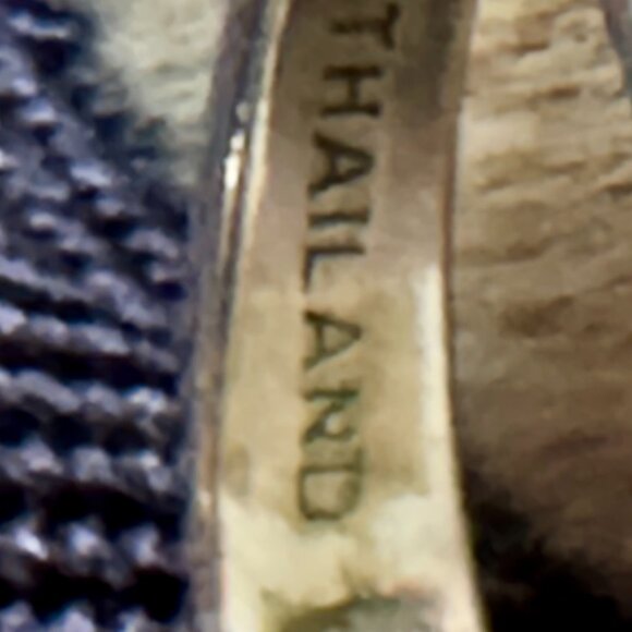 Sterling Silver CNA Signed 925 Smokey Topaz Filigree Art Deco Ring Size 6 - Picture 6 of 8